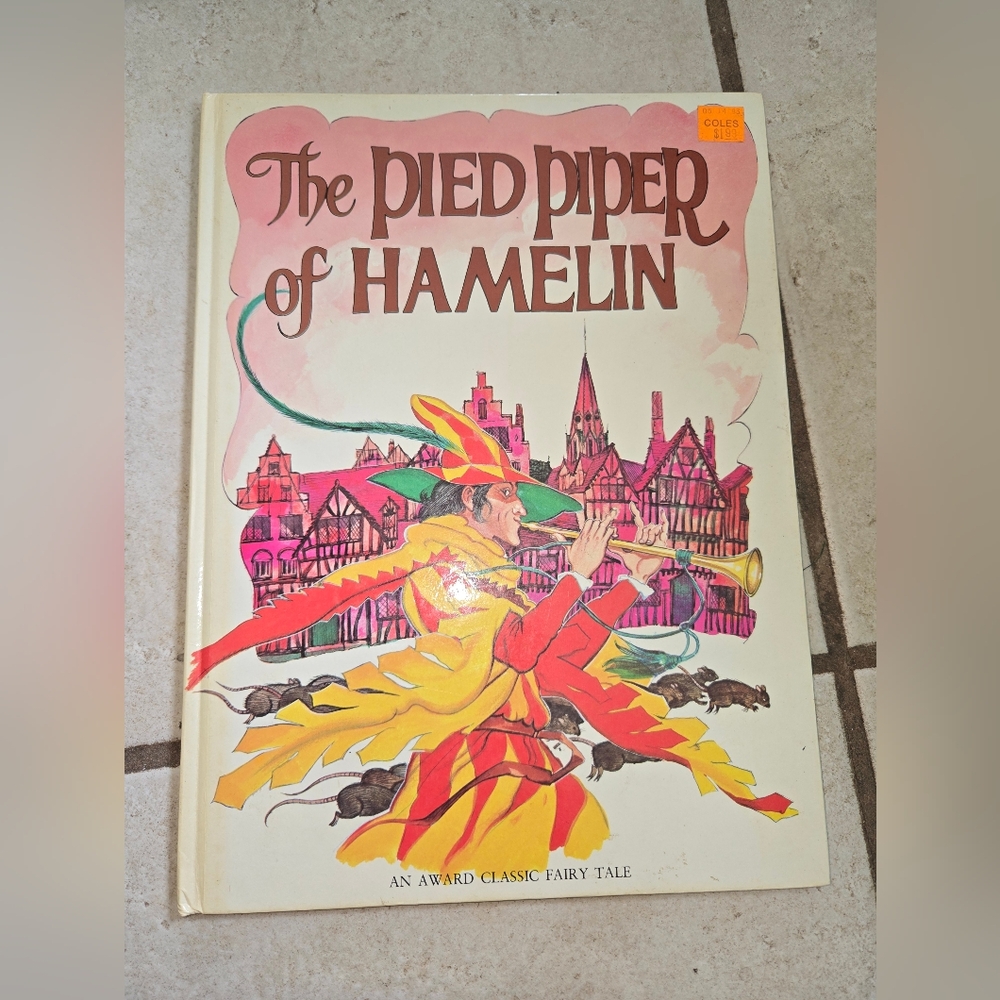 The Pied Piper Of Hamlin Vintage Book